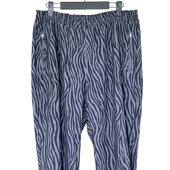 Tommy Bahama IslandZone Alicia Zebra Joggers Gray Black Women’s M Travel Pants - Picture 7 of 15